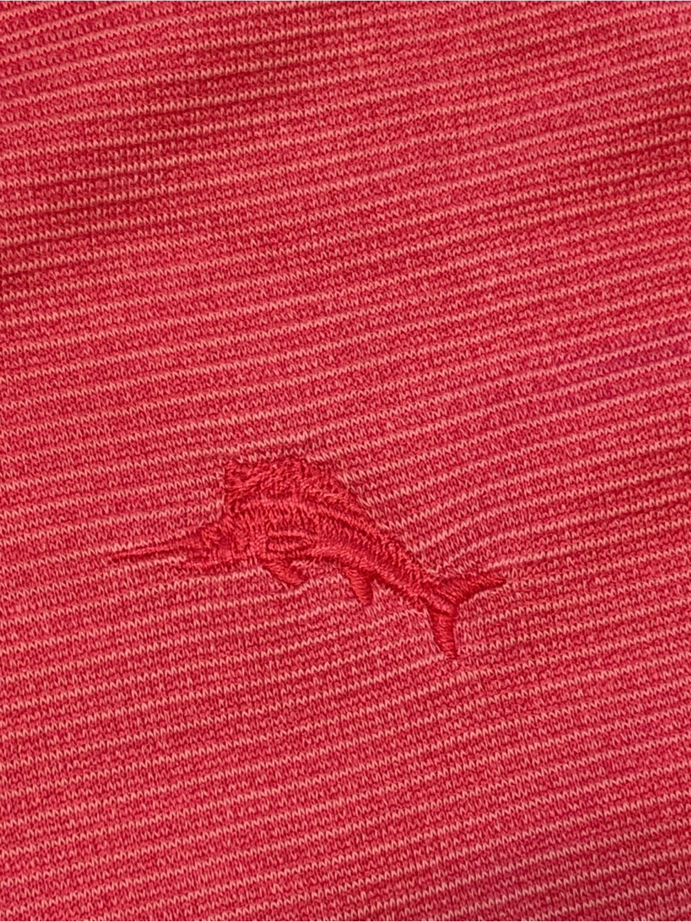 Tommy Bahama  Mens XXL Coral Polo Short Sleeve with Coral Marlin Logo Class - Picture 11 of 11